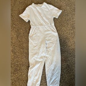 Zara girls light blue jumpsuit